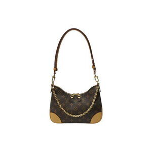 Louis Vuitton Boulogne One Shoulder Bag Brown